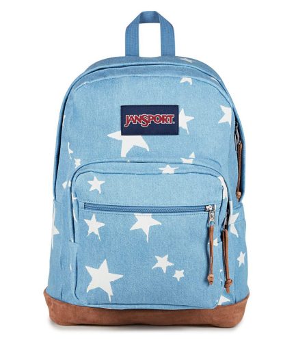 JanSport Right Pack Backpack in Discharge Denim Star