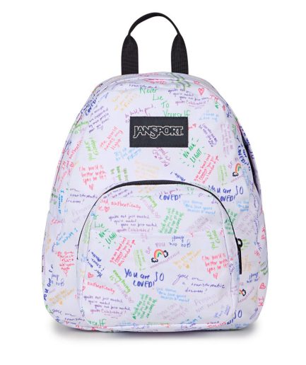 JanSport Half Pint Mini Backpack in Affirmations
