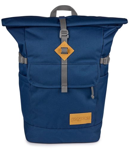 JanSport Hatchet Rolltop Backpack in Navy
