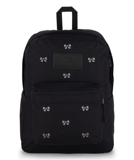 JanSport SuperBreak® Plus Backpack in Embroidered Bows Black