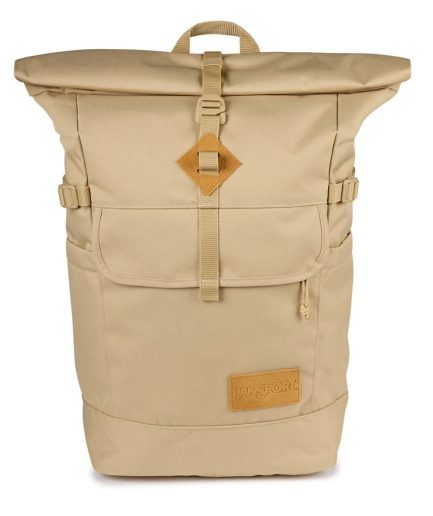 JanSport Hatchet Rolltop Backpack in Travertine